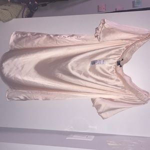 light pink silk dress